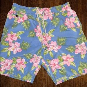 Polo Ralph Lauren Blue Floral Board Shorts
